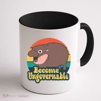 Moo Deng Become Ungovernable Coffee Mug thumb 1