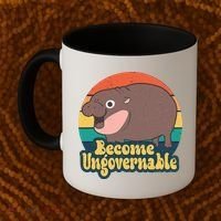 Moo Deng Become Ungovernable Coffee Mug thumb 2