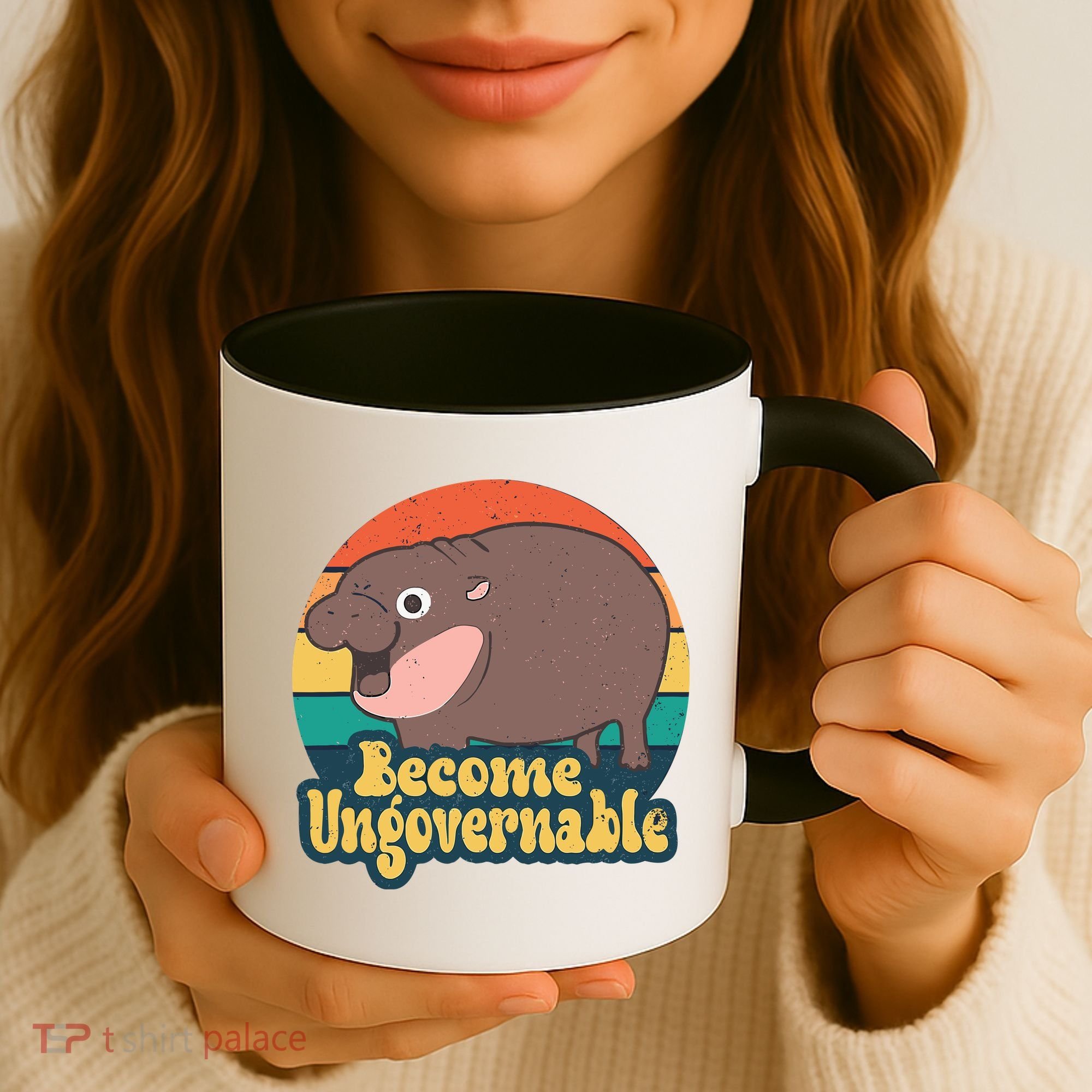 Moo Deng Become Ungovernable Coffee Mug