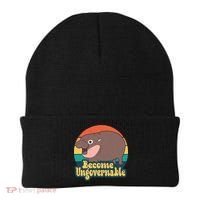 Moo Deng Become Ungovernable Beanie thumb 0