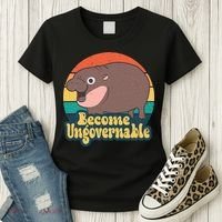 Moo Deng Become Ungovernable Women's T-Shirt thumb 3