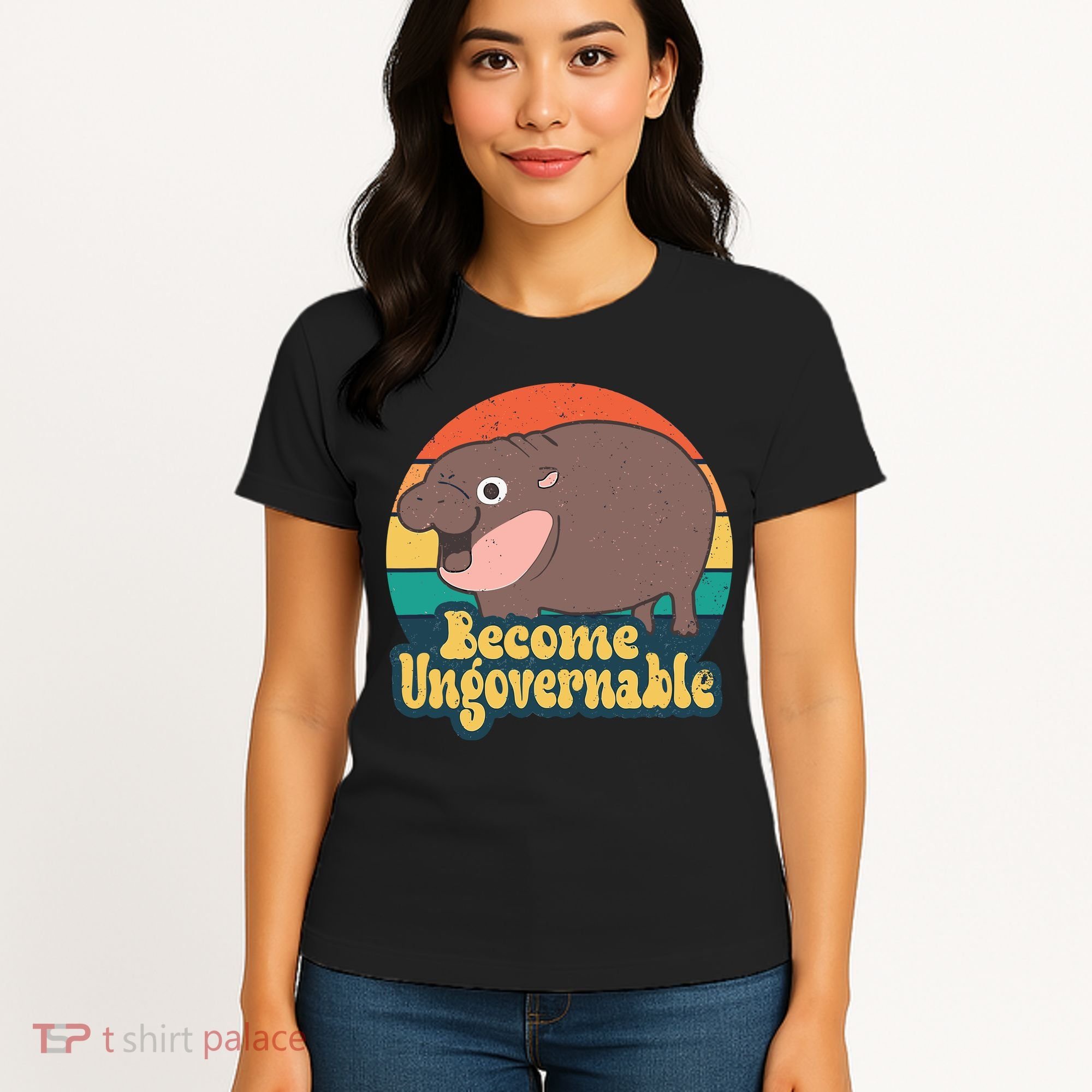 Moo Deng Become Ungovernable Women's T-Shirt