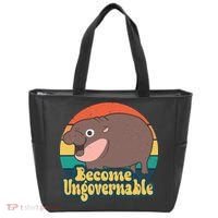 Moo Deng Become Ungovernable Tote Bag thumb 0