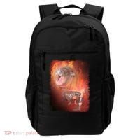 Moo Deng Bouncy Pig In Thai Fire Picture The Cute Baby Hippo Backpack thumb 0