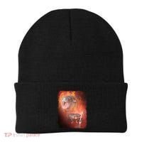 Moo Deng Bouncy Pig In Thai Fire Picture The Cute Baby Hippo Beanie thumb 0