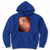 Moo Deng Bouncy Pig In Thai Fire Picture The Cute Baby Hippo Hoodie thumb 0