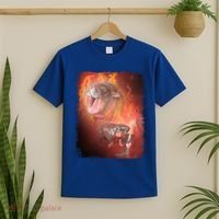 Moo Deng Bouncy Pig In Thai Fire Picture The Cute Baby Hippo T-Shirt thumb 2
