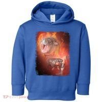 Moo Deng Bouncy Pig In Thai Fire Picture The Cute Baby Hippo Toddler Hoodie thumb 0