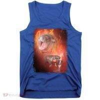 Moo Deng Bouncy Pig In Thai Fire Picture The Cute Baby Hippo Tank Top thumb 0