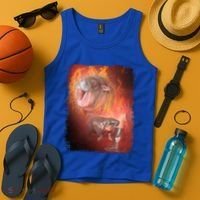 Moo Deng Bouncy Pig In Thai Fire Picture The Cute Baby Hippo Tank Top thumb 4