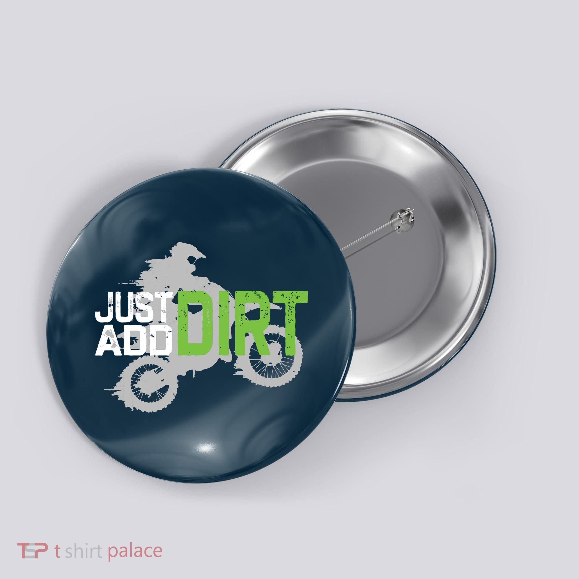 Motocross Dirt Bike Dirtbike Button