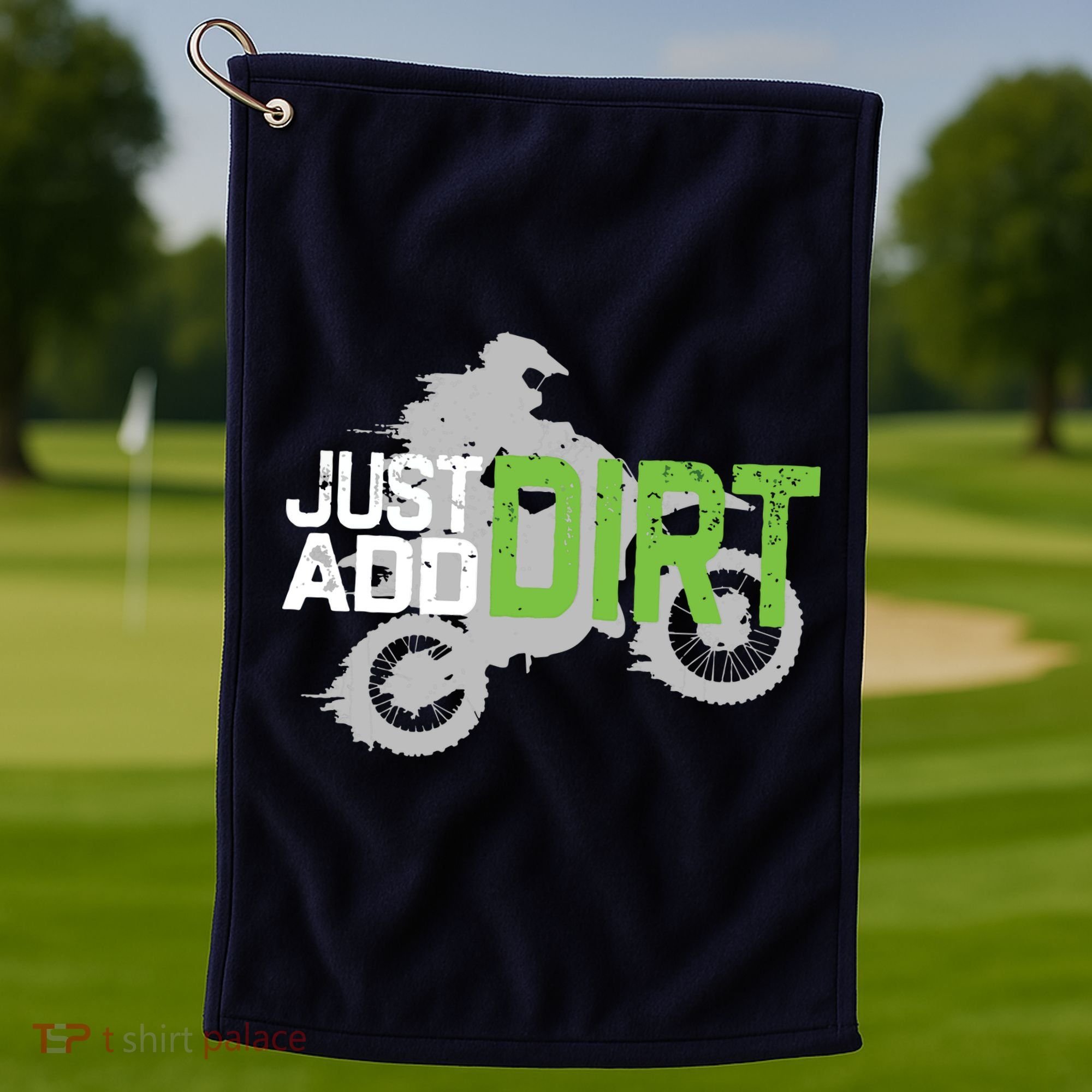 Motocross Dirt Bike Dirtbike Golf Towel