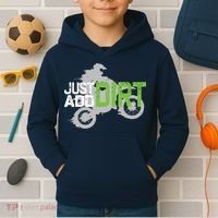 Motocross Dirt Bike Dirtbike Kids Hoodie thumb 2