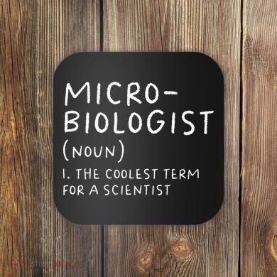 Microbiologist Definition Biology Scientist Science Teacher Coaster