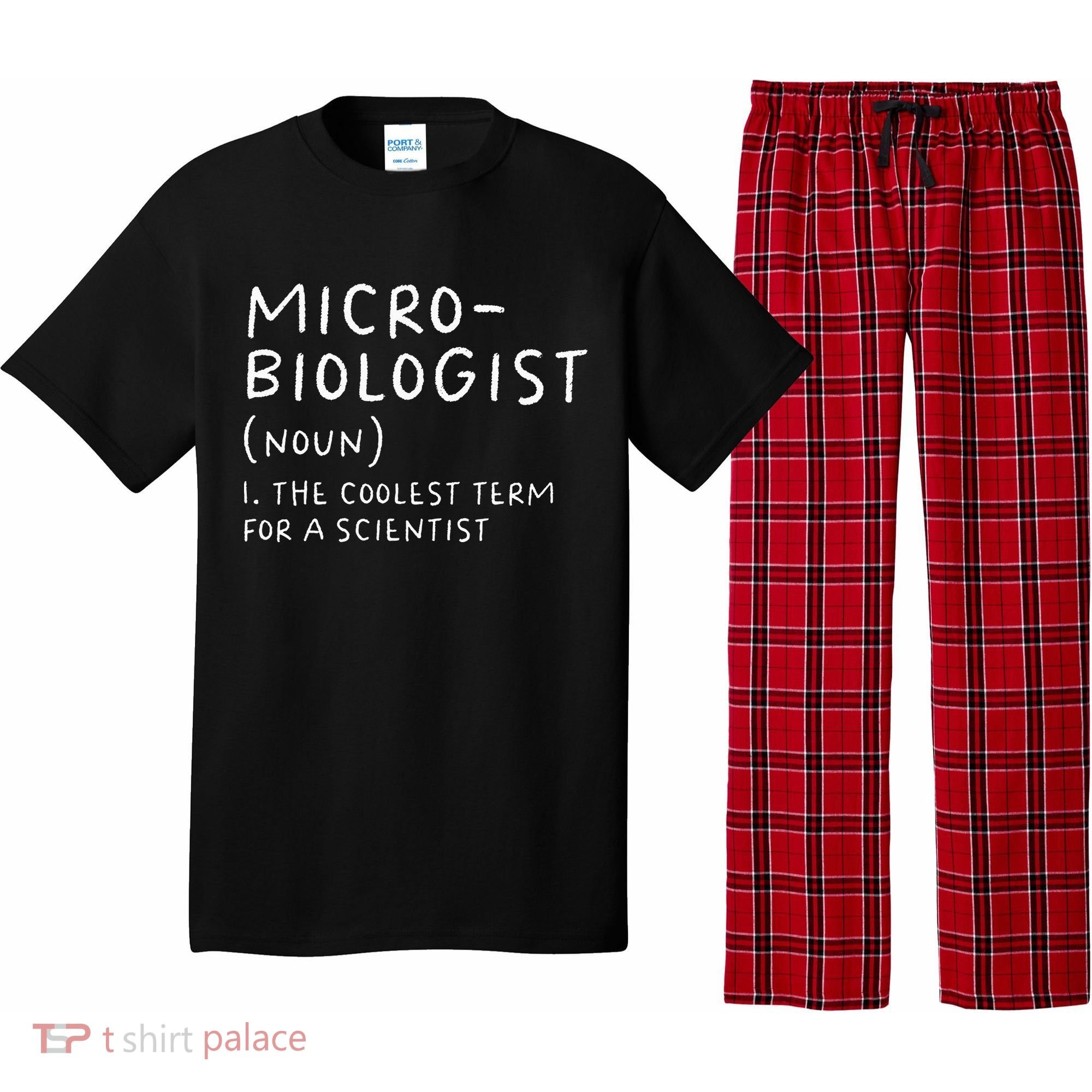 Microbiologist Definition Biology Scientist Science Teacher Pajama Set