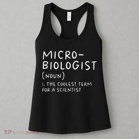 Microbiologist Definition Biology Scientist Science Teacher Women's Tank Top thumb 3