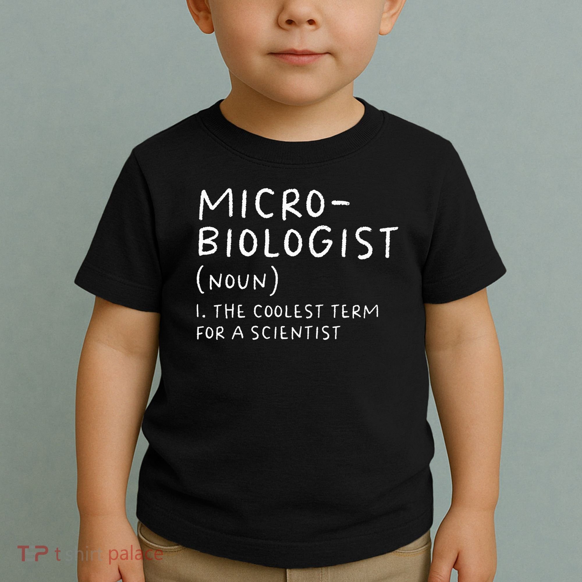 Microbiologist Definition Biology Scientist Science Teacher Toddler T-Shirt