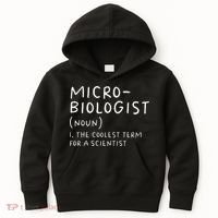 Microbiologist Definition Biology Scientist Science Teacher Kids Hoodie thumb 0