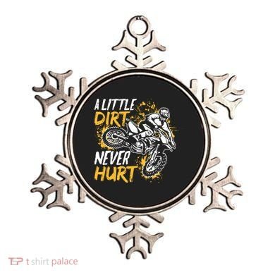 Motocross Dirt Bike A Little Dirt Never Hurt Ornament