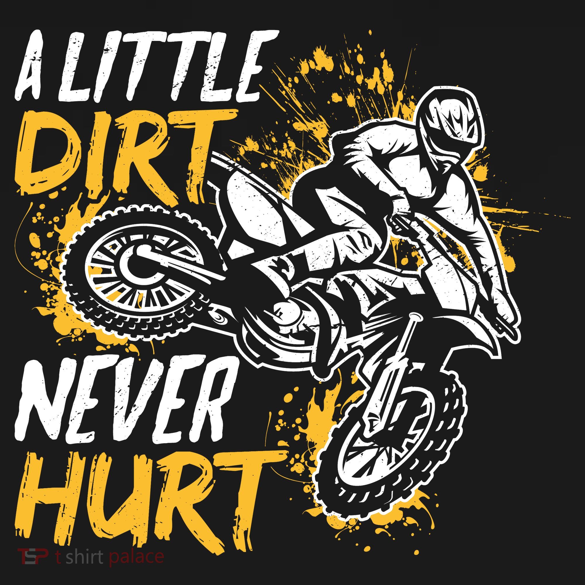 Motocross Dirt Bike A Little Dirt Never Hurt Kids Sweatshirt