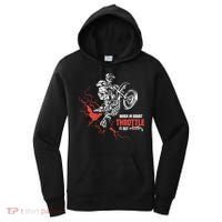 Motocross Dirt Bike When In Doubt Throttle It Out Gift Dirtbike Gift Women's Hoodie thumb 0