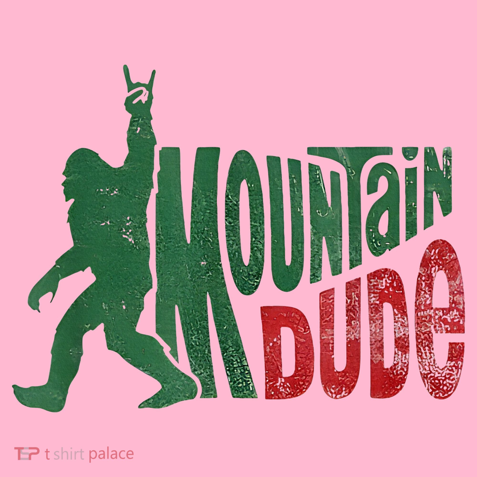 Mountain Dude Bigfoot Sasquatch Rock On Coaster