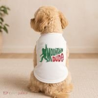 Mountain Dude Bigfoot Sasquatch Rock On Doggie Tank thumb 2