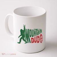 Mountain Dude Bigfoot Sasquatch Rock On Coffee Mug thumb 0
