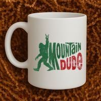 Mountain Dude Bigfoot Sasquatch Rock On Coffee Mug thumb 2