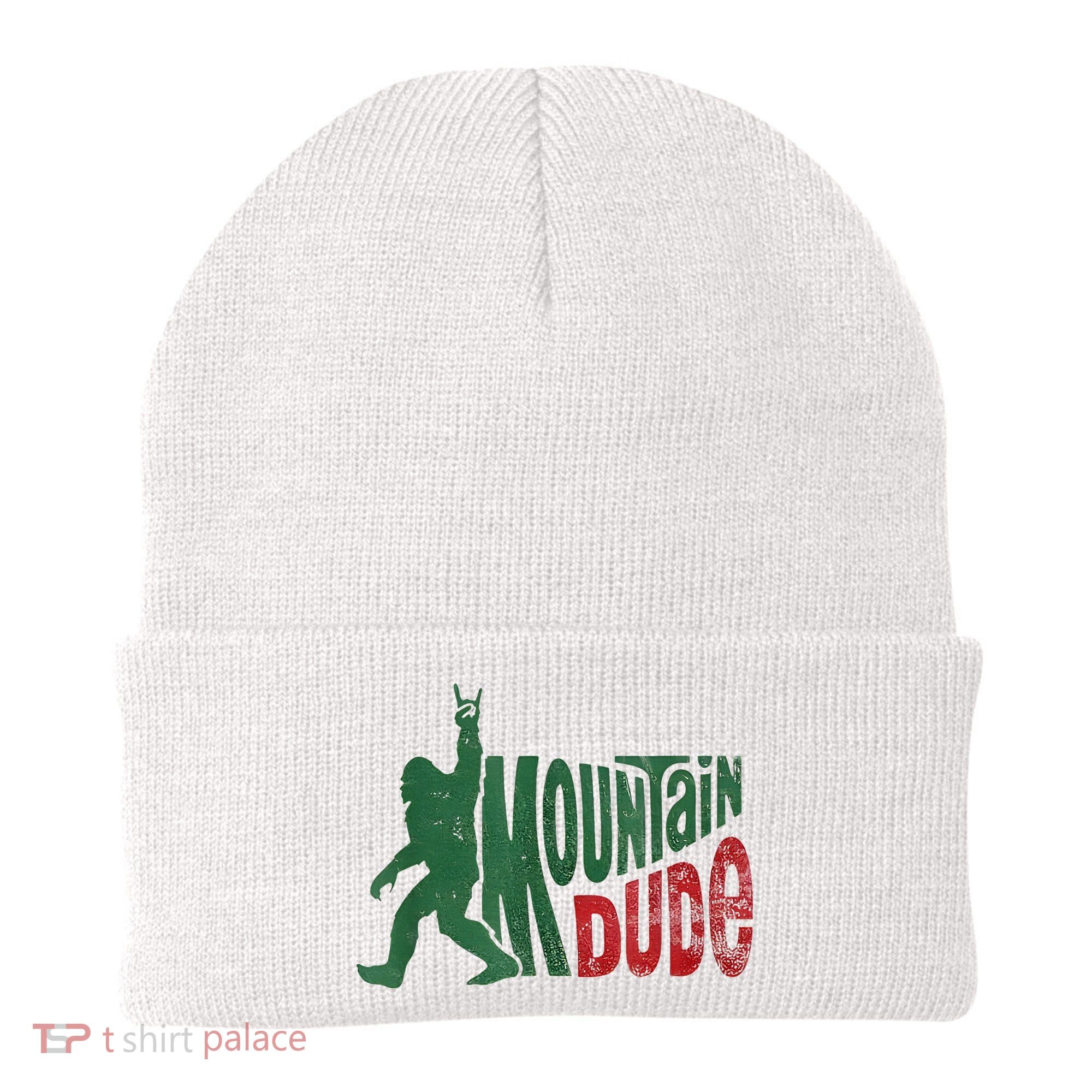 Mountain Dude Bigfoot Sasquatch Rock On Beanie