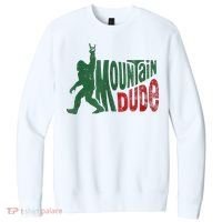 Mountain Dude Bigfoot Sasquatch Rock On V.I.T. Fleece Crew Sweatshirt thumb 0
