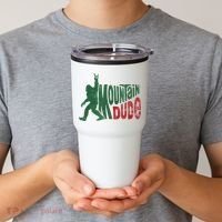 Mountain Dude Bigfoot Sasquatch Rock On Tumbler thumb 2