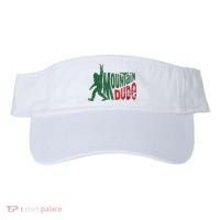 Mountain Dude Bigfoot Sasquatch Rock On Visor thumb 0