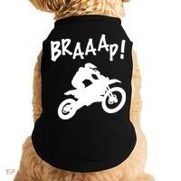 Motocross Dirt Bike Braaap Gift Doggie Tank thumb 0