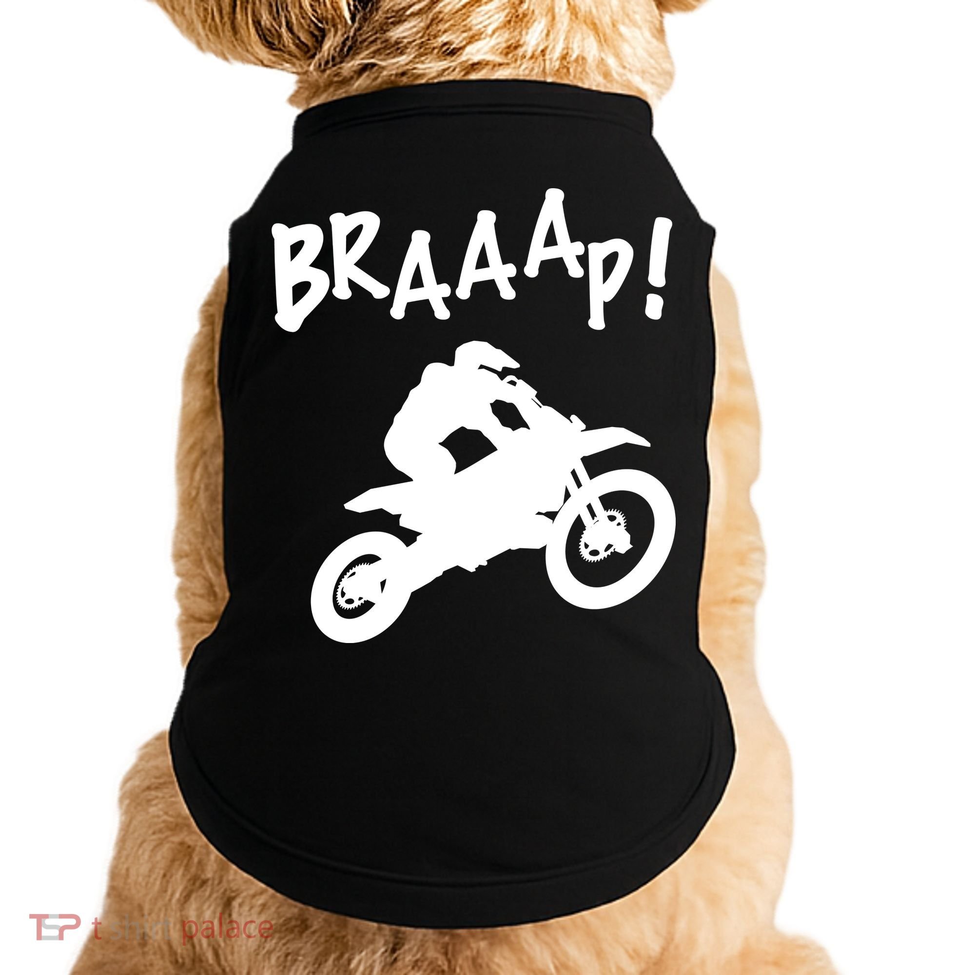 Motocross Dirt Bike Braaap Gift Doggie Tank