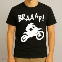 Motocross Dirt Bike Braaap Gift T-Shirt thumb 3