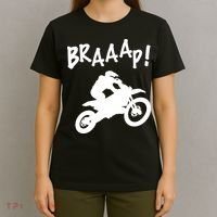 Motocross Dirt Bike Braaap Gift T-Shirt thumb 4