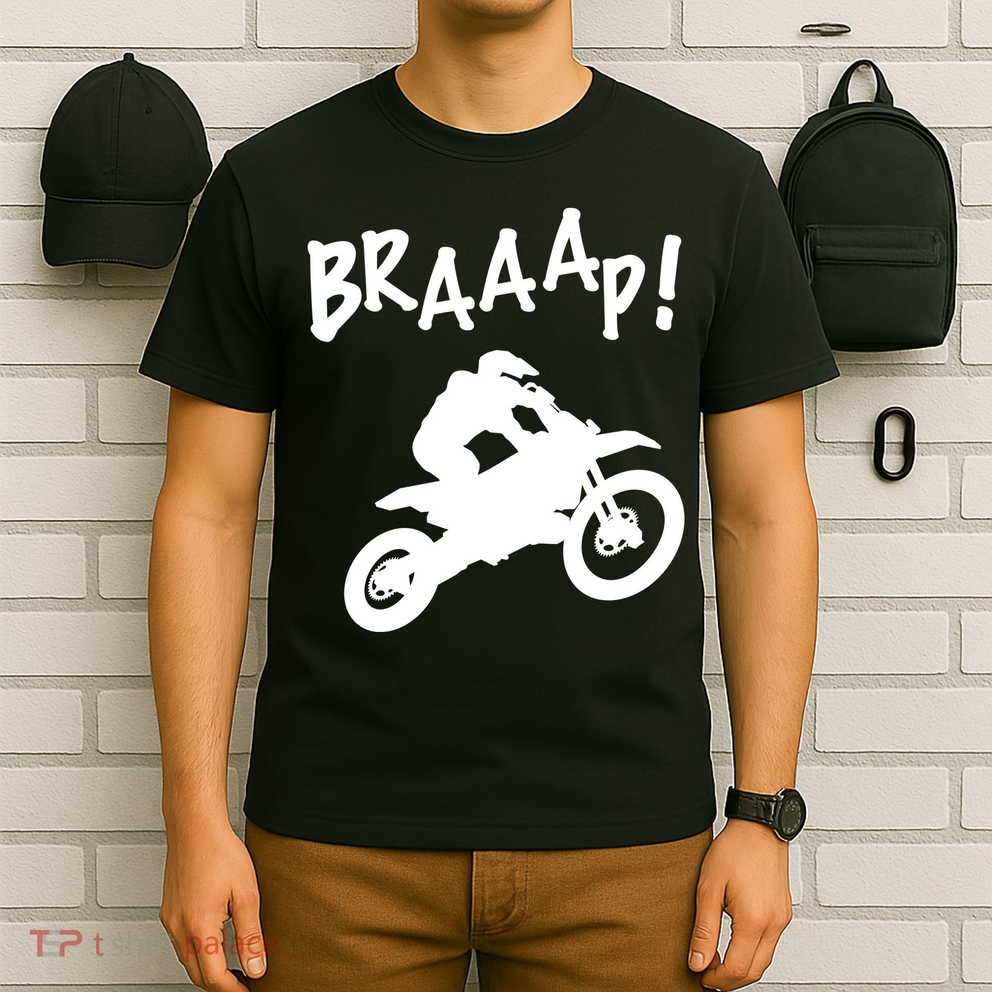 Motocross Dirt Bike Braaap Gift T-Shirt