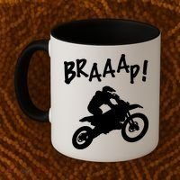 Motocross Dirt Bike Braaap Gift Coffee Mug thumb 2