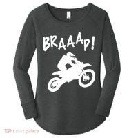 Motocross Dirt Bike Braaap Gift Women's Perfect Tri Tunic Long Sleeve Shirt thumb 0