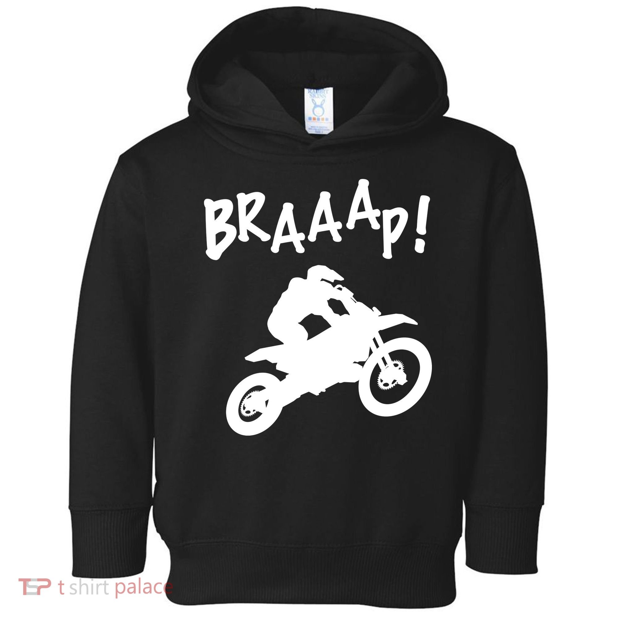 Motocross Dirt Bike Braaap Gift Toddler Hoodie