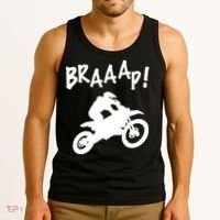 Motocross Dirt Bike Braaap Gift Tank Top thumb 3