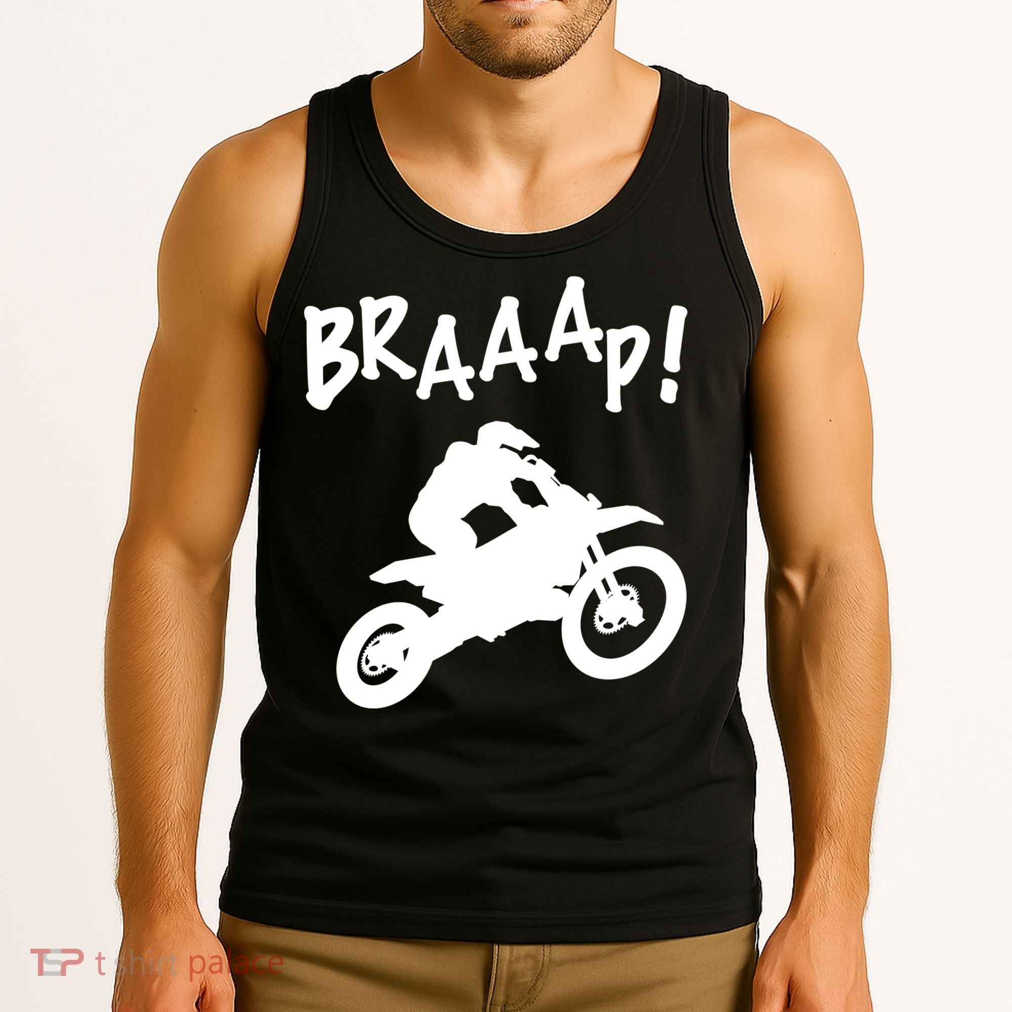 Motocross Dirt Bike Braaap Gift Tank Top