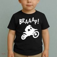 Motocross Dirt Bike Braaap Gift Toddler T-Shirt thumb 2