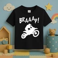 Motocross Dirt Bike Braaap Gift Toddler T-Shirt thumb 3