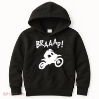 Motocross Dirt Bike Braaap Gift Kids Hoodie thumb 0