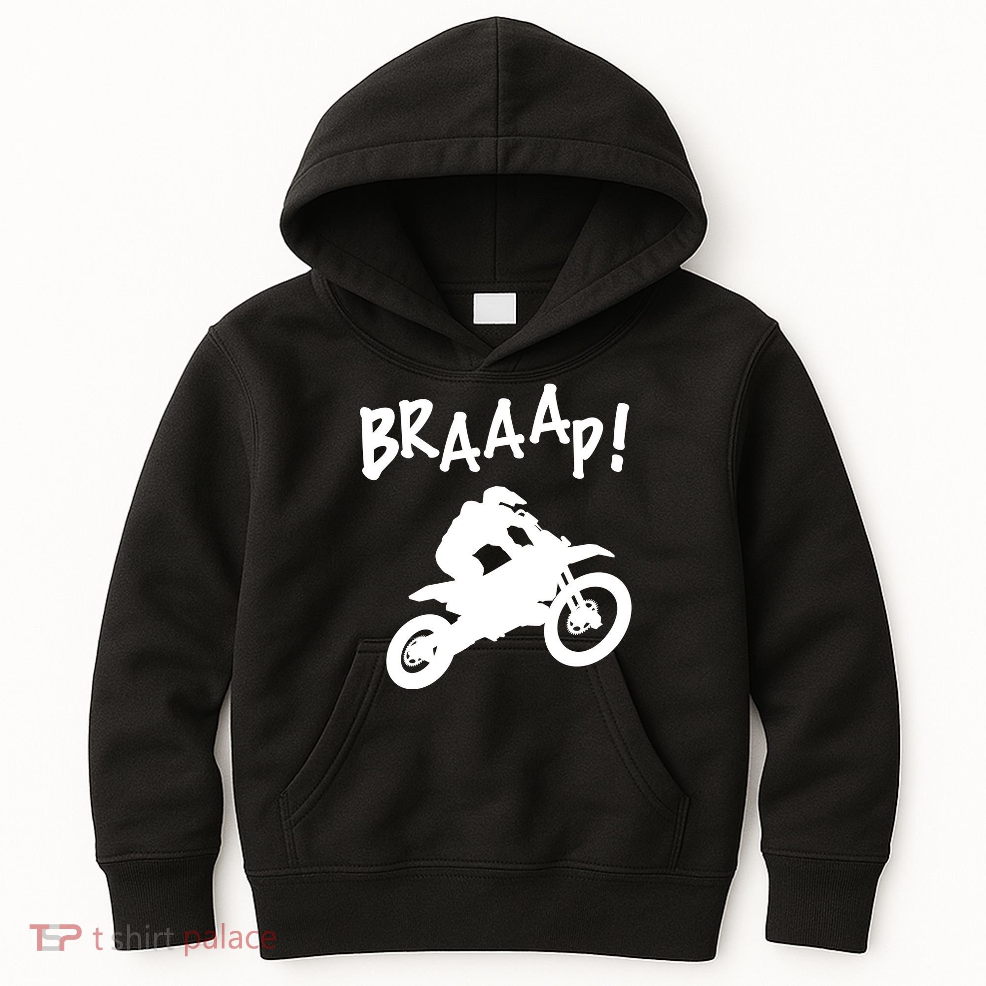 Motocross Dirt Bike Braaap Gift Kids Hoodie