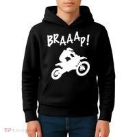 Motocross Dirt Bike Braaap Gift Kids Hoodie thumb 4