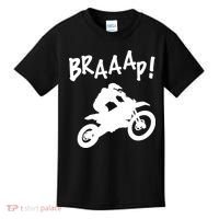 Motocross Dirt Bike Braaap Gift Kids T-Shirt thumb 0
