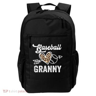 Mothers Day Baseball Granny Leopard Gift Backpack